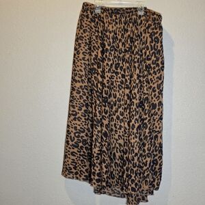 SHEIN Animal Print Maxi Skirt